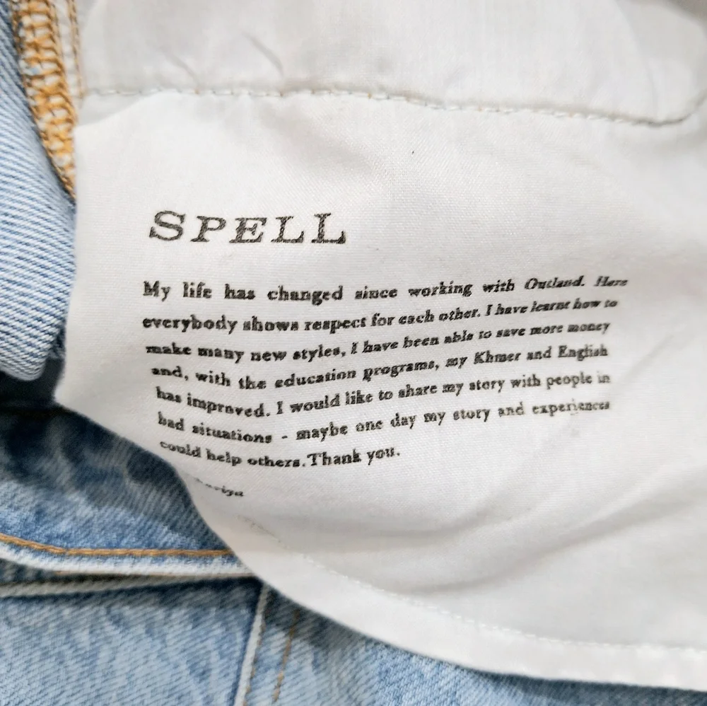 Spell + the Gypsy Eve Denim Skirt in Sun Washed Blue- Small - Picture 10 of 10